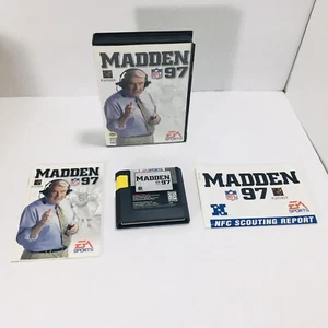 Madden NFL 97 (Sega Genesis, 1996) Authentic Complete CIB w/Scouting Report - Picture 1 of 6
