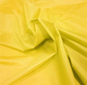 Yellow Nylon Look Fabric 5oz Waterproof Material Tent Camp Seat Outdoor Cover - Picture 1 of 2