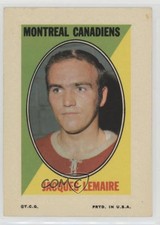 1970-71 Topps Sticker Stamps Jacques Lemaire HOF