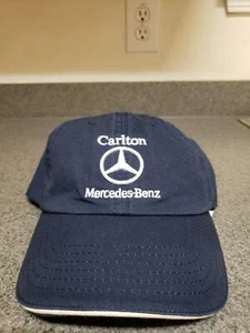 Carlton Mercedes-Benz Baseball Style Hat Cap Adjustable Blue Greenville SC Blue - Picture 1 of 6