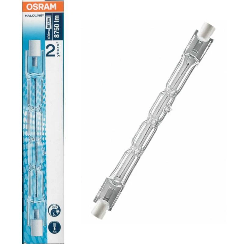 10x Osram Halogen-Stablampe Haloline PRO 64702 R7s 230V 400W 8545lm 400kW/1000h  - Bild 1 von 1
