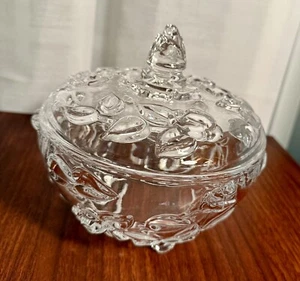 Posible baratija/plato de caramelo/diseño de flor Walther Glass (Alemania) - Imagen 1 de 10