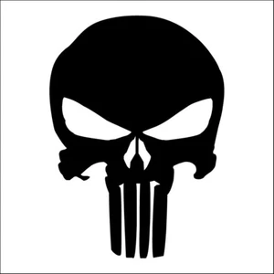 ST-T010 - Adesivo Sticker THE PUNISHER - Zdjęcie 1 z 7