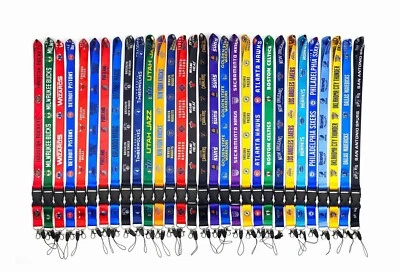 NBA Lanyard 22" Quick Release & Breakaway Clasp | 32 Teams Keychain Badge Strap - Image 1 of 4