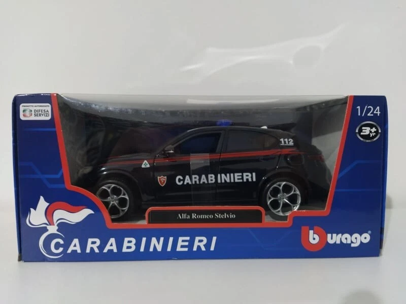 Bburago Burago Carabinieri 1 24 Grigio Giochi e Giocattoli