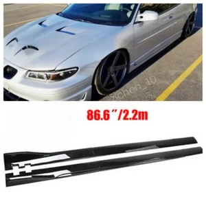 For Pontiac Grand Prix Side Skirt Rocker Panel Lip Splitter Glossy Black US - Picture 1 of 12