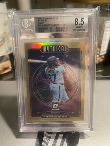 2021 Panini Donruss Optic Vladimir Guerrero jr Mythical Gold 9/10 - POP 3 BGS