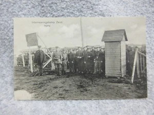 1914 German Germany POW Camp ZEIST POSTCARD Belgium Soldier WW1 POW in Holland - Picture 1 of 2