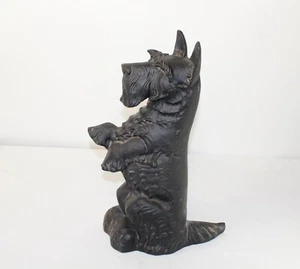 Tope de puerta de hierro fundido para perros terrier grande perro tope de puerta - Imagen 1 de 14