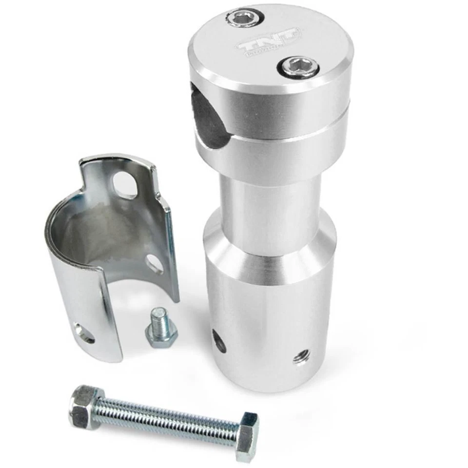 SUPPORTO MANUBRIO TNT SPEEDFIGHT TREKKER VIVACITY ARGENTO - Immagine 1 di 1