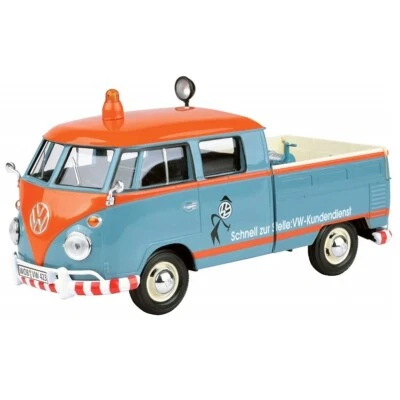 Volkswagen T1 Pick-Up 1/24 VW Service - MotorMax 79555BLOR - Immagine 1 di 3
