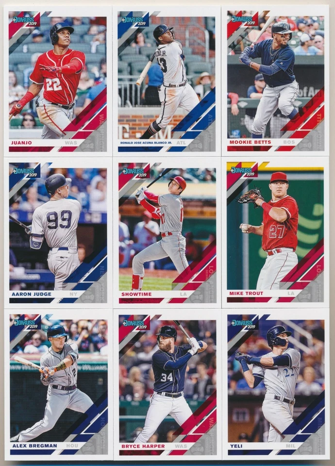 2019 Panini Donruss Baseball Pick From List VARIATION SP Stars & RC - Image 1 of 1