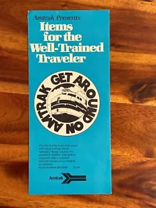 Amtrak Items for the Well-Trained Traveler Mail In Order Form Product Brochure - Bild 1 von 3