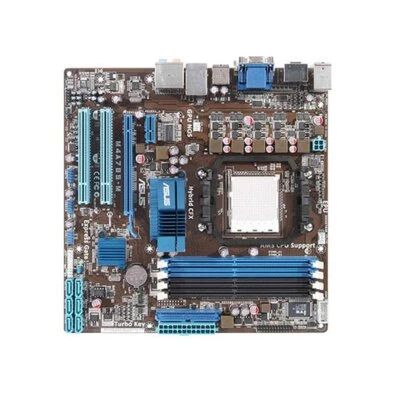 ASUS M4A785-M Motherboard AMD 785G DDR2 Socket AM2/AM2+ Micro ATX w/ IO Shield - Image 1 of 2