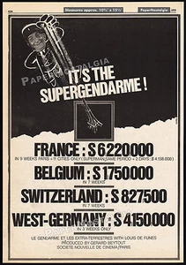 Le gendarme et les extra-terrestres__Orig. Trade AD_poster__Louis de Funes 1979 - Imagen 1 de 1