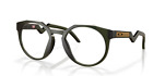 Oakley OX8139 Hstn RX Designerbrille Brillengestell - schwarz/grau/klar