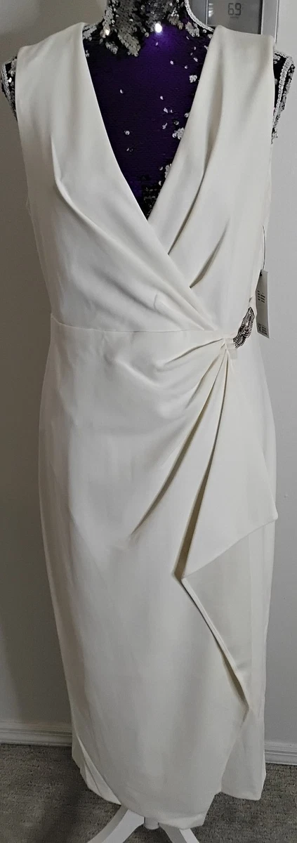 DKNY Women's Sleeveless Halter Wrap Dress - Versatile Travel & Evening Wear