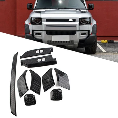 For Land Rover Defender 90 110 2020-2023 Bright Black Side Moulding Body Kits 9x - Image 1 of 4
