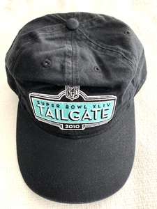 CAPPELLO SUPER BOWL XLIV 2010 PORTELLONE MIAMI NFL FOOTBALL CAP NEW ORLEANS SAINTS - Foto 1 di 5