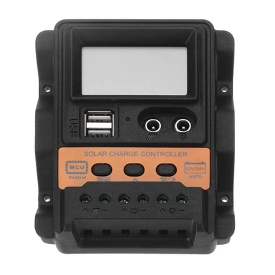 30A PWM Solarladeregler 12V/24V Auto, Ladegerät Intelligenter Regler - Bild 1 von 4