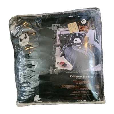 Nightmare Before Christmas Full/Queen Comforter Jack Skellington NWT 2007 Disney - Image 1 of 4