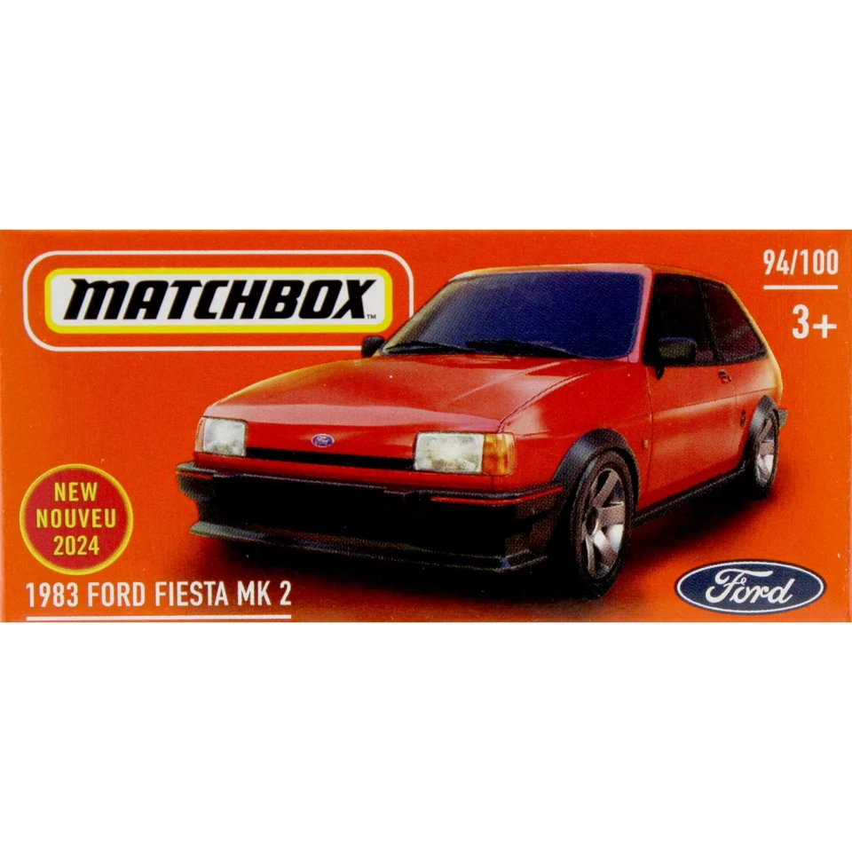 Matchbox 1983 Ford Fiesta Mk2 Diecast Car (Red) - Image 1 of 1