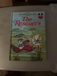 Walt Disney's The Rescuers ~ 1977 Vintage Hardcover Book - Foto 1 di 2