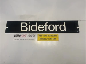 Bideford - Plymouth Dartmouth Devon 267 Bus Destination Blind 31” - Picture 1 of 10