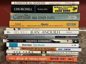 13 Book Lot Drama Plays Classics Shakespeare Wilder Simon Theater Becket - Bild 1 von 14
