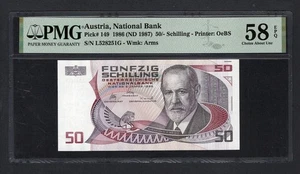 Austria 50 Schilling 1986 (ND 1987) P149 About Uncirculated - Picture 1 of 2