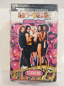 ¡Goma de mascar y pegatinas Spice Girls Chupa Chups! Sin abrir (caja dañada) ¡Muy raro! - Imagen 1 de 15
