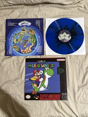Super Mario World Vinyl LP Record Nintendo SNES Famicom OST VGM Not Moonshake - Image 1 of 4
