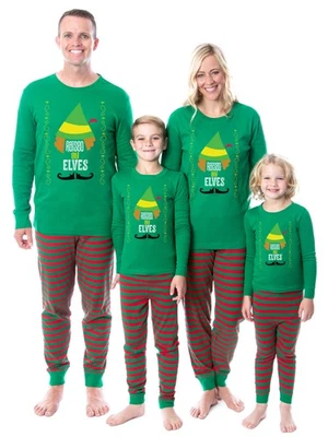 Elf The Movie Film Christmas Raised By Elves Character Sleep Tight Fit Family - Image 1 of 4