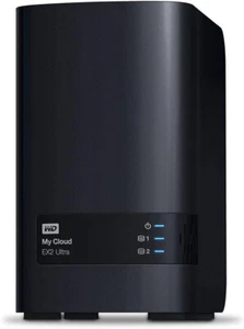 WD 24TB My Cloud EX2 Ultra 2-bay NAS - Network Attached Storage RAID, File Sync, - Afbeelding 1 van 6