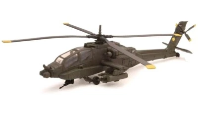 BOEING AH-64 APACHE HELICOPTER OLIVE DRAB "US ARMY" 1/55 DIECAST NEW RAY 25523 - Image 1 of 2