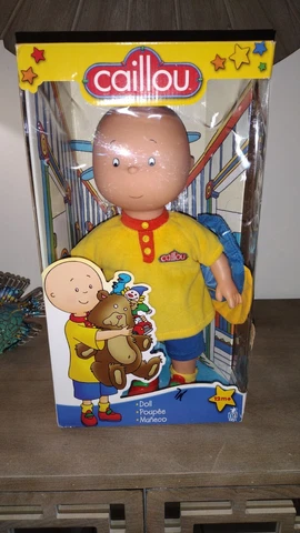 Caillou Doll Toy 14" Classic Removable Clothes PBS Kids 2011 Cover