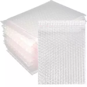 180x235mm (7x9”) BUBBLE WRAP BAGS/POUCHES Postal Mailing Packaging Clear Pouch - Picture 1 of 6