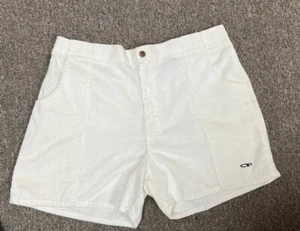 Mens Vintage Op Ocean Pacific Cord Shorts Dogtown Surfer Skater White 42 - Picture 1 of 3