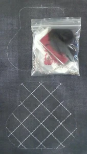 The Decorating Committee Nadelspitze Handmalerei ITTY BITTY BAG 351 Handtasche Zubehör - Bild 1 von 7