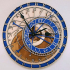 Prague Astronomical Clock Creative wooden Wall Clock Room Wall Decoration