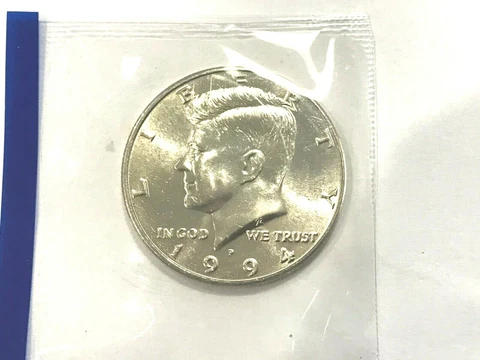 1994 P Kennedy Half Dollar In Mint Cello (VERY NICE COIN) Cover