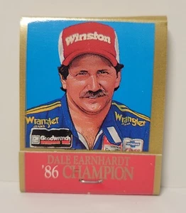 NASCAR Winston Cup 25 aniversario Dale Earnhardt Matchbook sin usar - Imagen 1 de 7