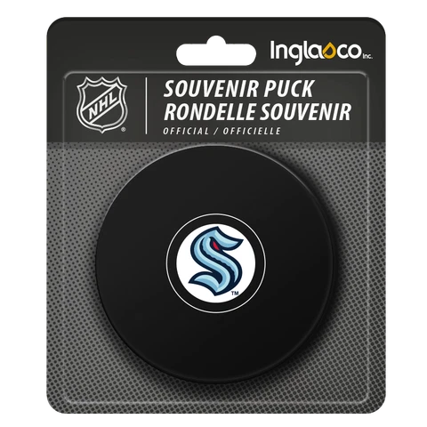 Seattle Kraken NHL Autograph Logo Souvenir Hockey Puck (Blister Packaged) Cover