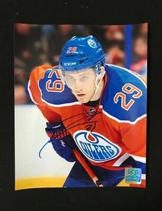 8x10 Leon Draisaitl Signed Autographed GCG Photo Edmonton Oilers - Bild 1 von 1
