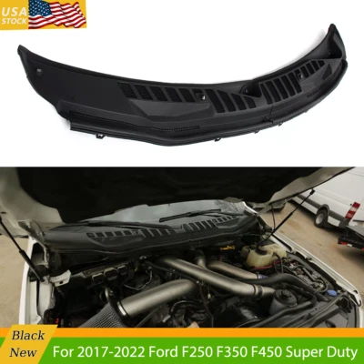 Pair Front Windshield Wiper Cowl Grille For 2017-2022 Ford F250 F350 Super Duty Foto 1 de 4