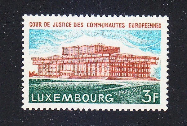 Luxemburgo 1972 MNH Mi 851 Tribunal de Justicia de las Comunidades Europeas, Kirchberg ** Foto 1 de 1
