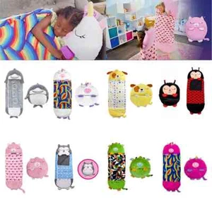 Kids Large Sleeping Bag Napping Play Pillow Warm Camping Unicorn Husky UK HOT - Picture 1 of 24