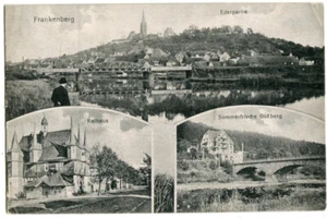 AK Frankenberg,Eder,Goßberg,Rathaus,bei Waldeck,Marburg 1918 - Picture 1 of 2