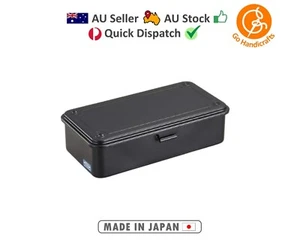 Trusco Toyo Japan Toolbox T190 Black Trunk Shaped Durable Stackable with Liner - Picture 1 of 10