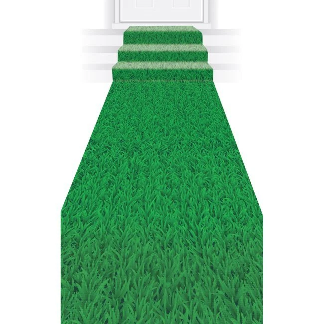 Pasillo de césped corredor golf fútbol exterior jardín granja cumpleaños fiesta decoraciones Foto 1 de 1